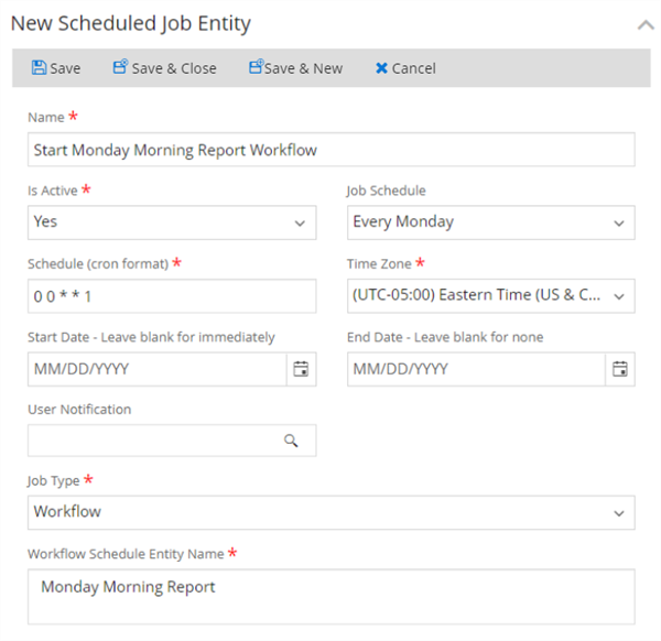 Scheduled Job